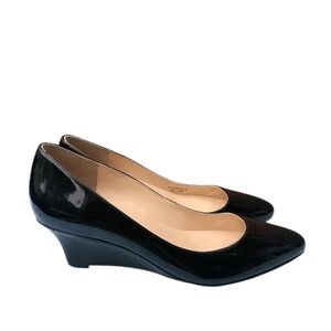 Cole Haan Catalina Black Patent Leather Wedge